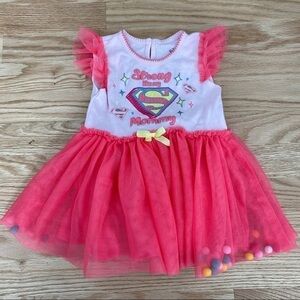 Super Woman Dress Pink Sz 24 mos Strong Like Mommy